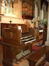 Organ in St Mary, Buckland, Oxford, rebuilt by our West Yorkshire company