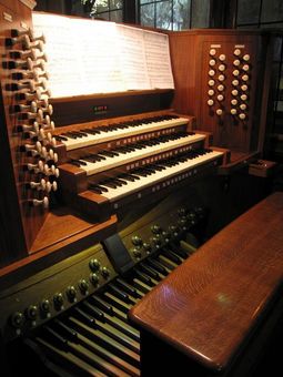 The refurbished pipe organ in St Peter and St Paul, Mansfield
