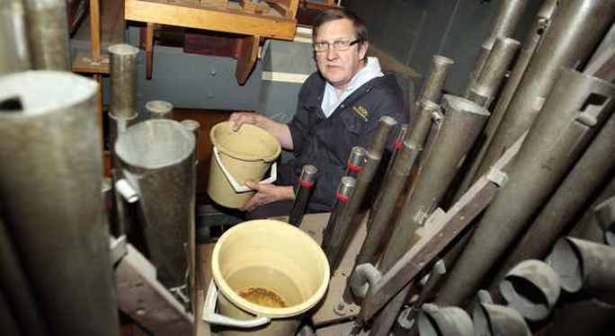 David Wood managing director wood pipe organ builders repairs Huddersfield Town Hall organ
