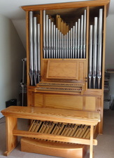 Two manual house organ built by Wood Organ Builders